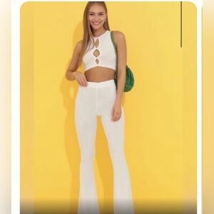 Lucy in the sky white two piece set